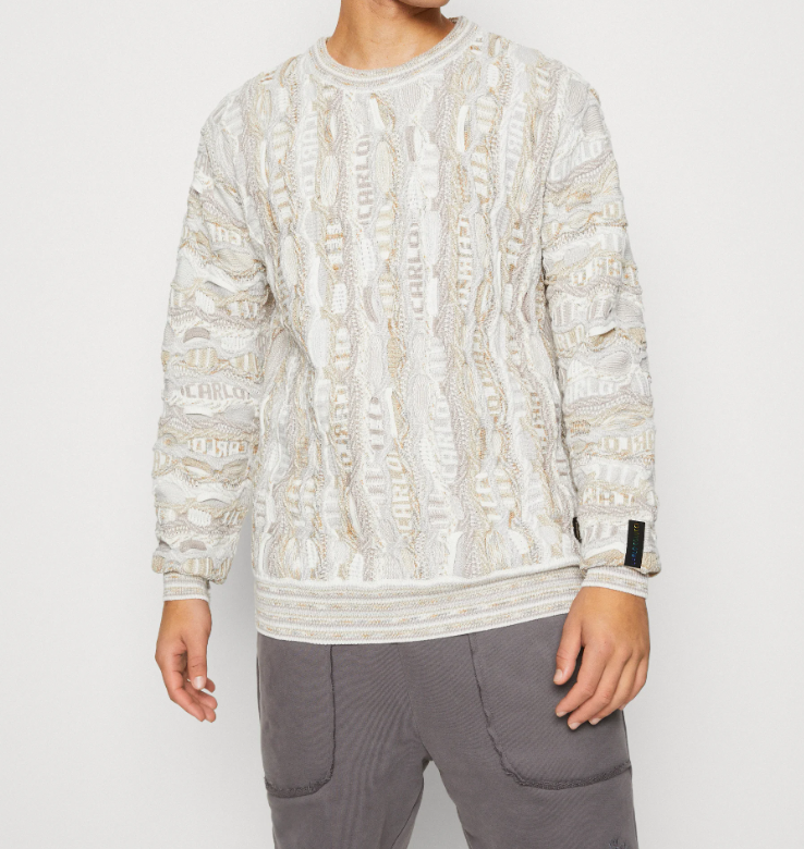 Carlo Colucci - Пуловер Beige/Grey/Brown