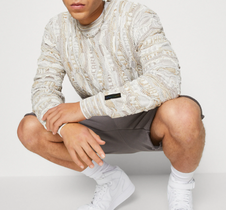 Carlo Colucci - Пуловер Beige/Grey/Brown